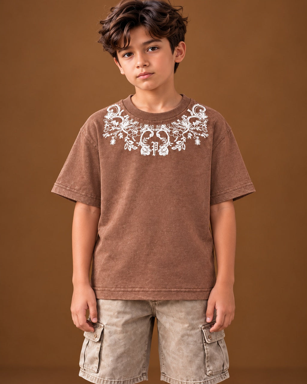 Kids’ Ornamental Print T-Shirt