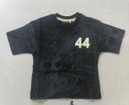 Black Kids’ 44 Washed Graphic T-Shirt, supplied product reference. T-shirt only.
