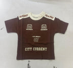 Brown Kids’ City Current Seven T-Shirt, supplied product reference. T-shirt only.