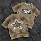 Khaki Kids’ Flindall’s Star Graphic T-Shirt, supplied product reference. T-shirt only.