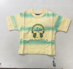 Yellow / Mint Kids’ Music Stripe Graphic T-Shirt, supplied product reference. T-shirt only.