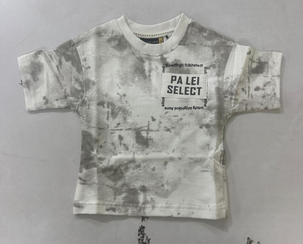 White / Grey Kids’ PA LEI Select Washed T-Shirt, supplied product reference. T-shirt only.