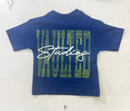Blue Kids’ Studios Graphic T-Shirt, supplied back view.