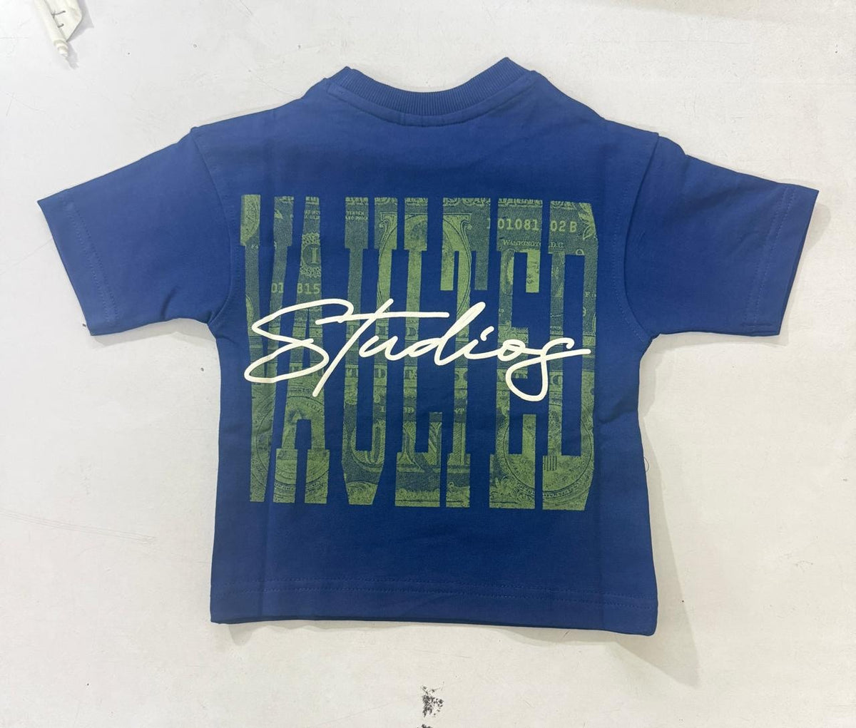 Blue Kids’ Studios Graphic T-Shirt, supplied back view.